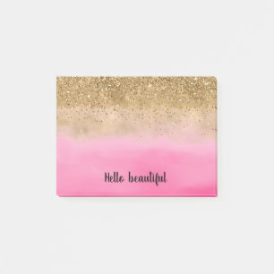 Post-it® Parties scintillant d'or Glitz Confetti à l'aquar