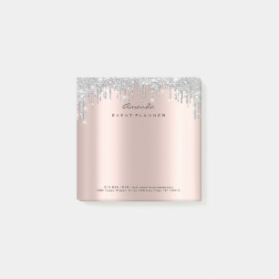 Post-it® Parties scintillant Drivers Événement Rose Gold No