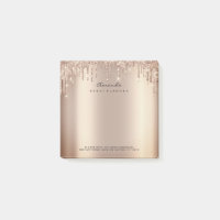 Parties scintillant Drivers Rose Gold Nom Adresse