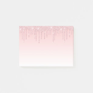 Post-it® Parties scintillant étincelante rose dégoulinant