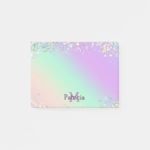 Post-it® Parties scintillant holographique Unicorn
