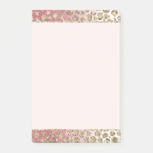 Post-it® Parties scintillant or rose Ombre Empreinte de léo