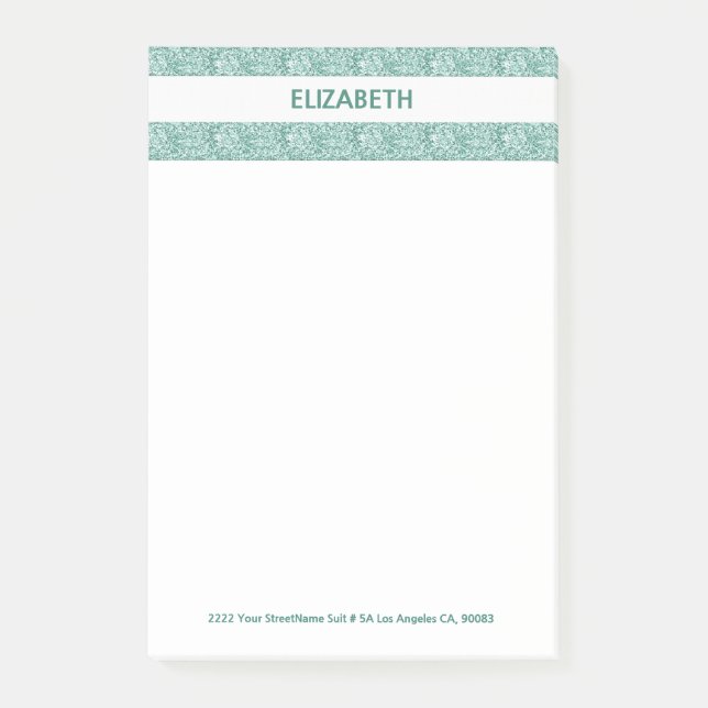 Post-it® Parties scintillant rayures brillantes (Devant)