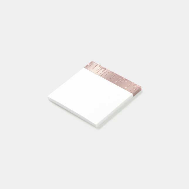 Post-it® Parties scintillant rose Gold Blush Publier des no (Incliné)
