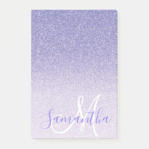 Post-it® Parties scintillant violet moderne étincelles Nom