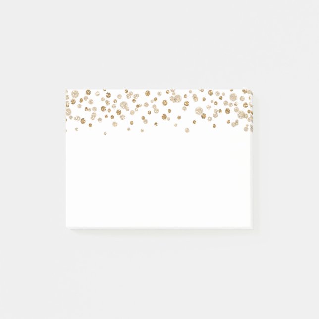 Post-it® Parties scintillantes fascinantes de confettis (Devant)