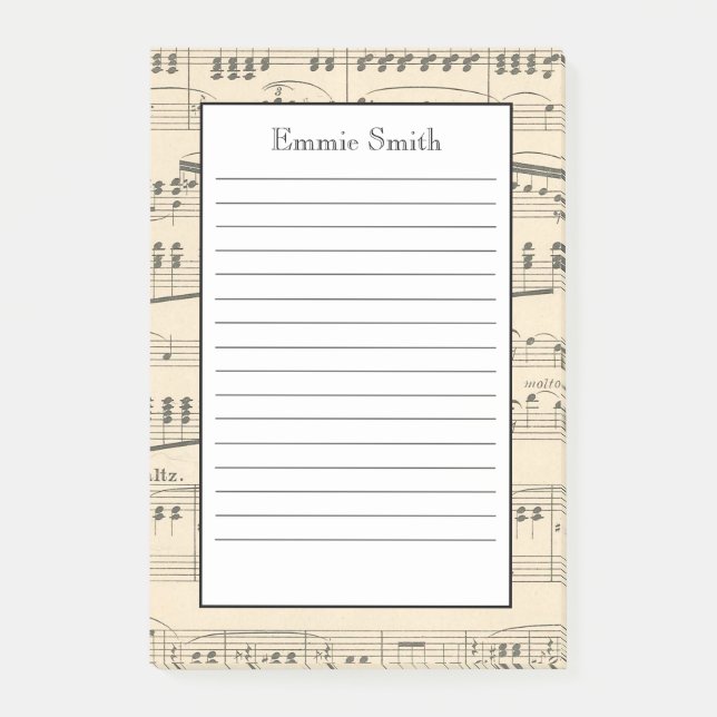 Post-it® Partition Vintage personnalisée (Devant)