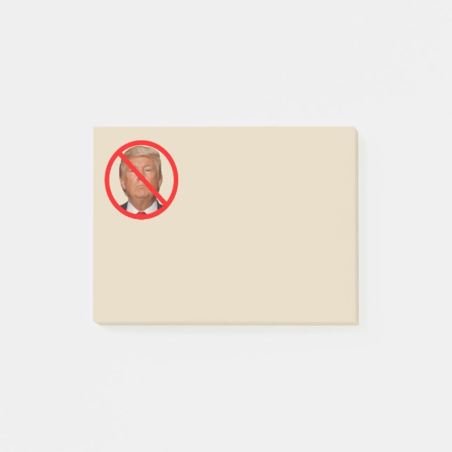 Post-it® pas de trump (Devant)