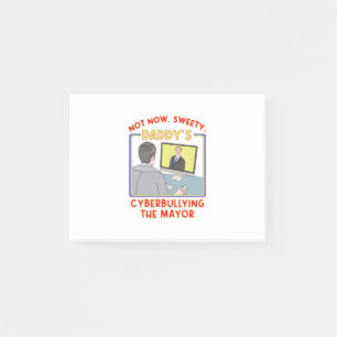 Post-it® Pas Maintenant, Sweety. La cyberintimidation du ma