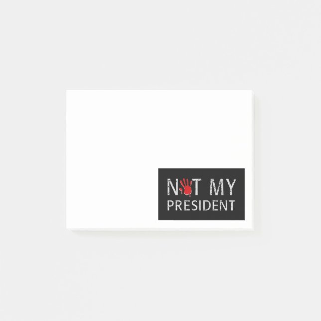 Post-it® Pas mon président (Devant)