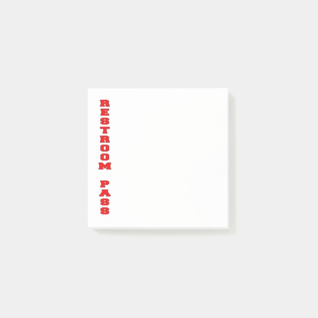 Post-it® Passe de toilettes (Devant)