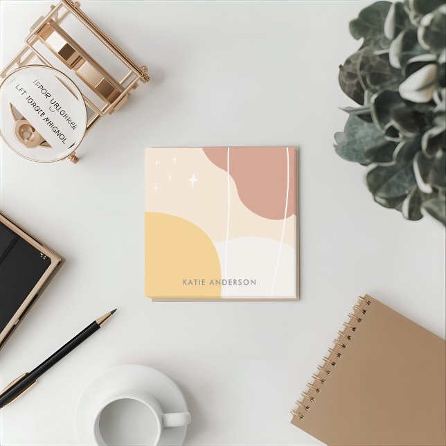 Post-it® Pastel Abstrait minimaliste (Créateur téléchargé)