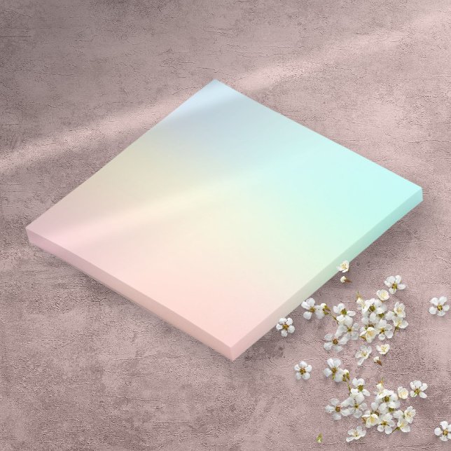 Post-it® Pastel aquarelle minimal stylé (Pastel Watercolor Minimal Stylish Post-it Notes)