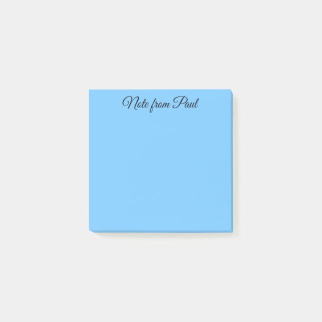 Post-it® Pastel Blue Evenement Sky (Devant)