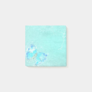 Post-it® Pastel Blue Watercolor Butterfly