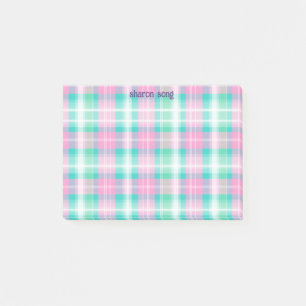 post-it pastel carrelé