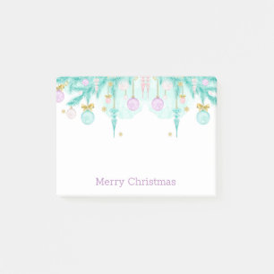 Post-it® Pastel Joyeux Noël Aquarelle de Noël Garland