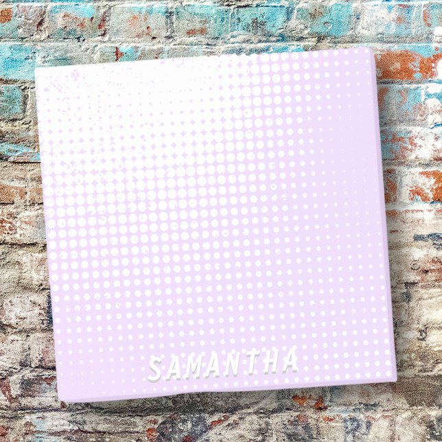 Post-it® Pastel lavender dégradé demi-teinte chic nom perso (Créateur téléchargé)
