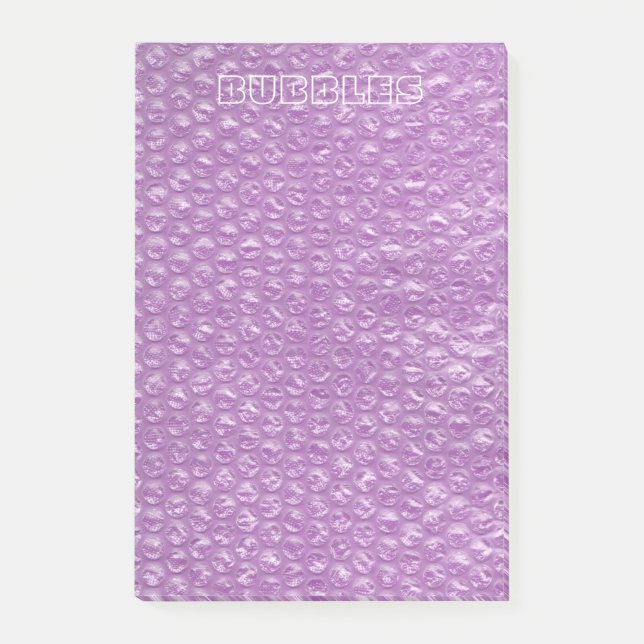 Post-it® Pastel Lavender Pop Pop Bubble Wrap violet (Devant)