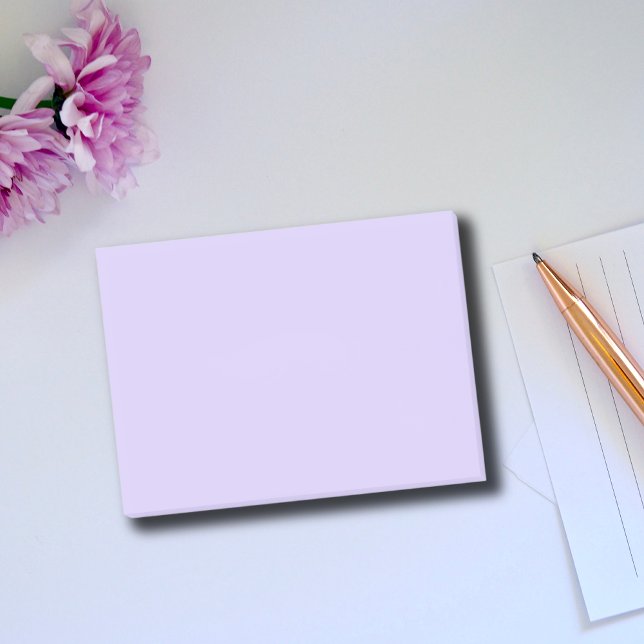 Post-it® Pastel Lilac couleur solide | Classique | Élégant (Créateur téléchargé)
