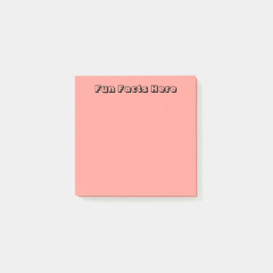 Post-it® Pastel Orange/rouge
