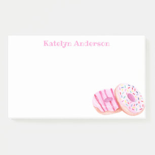 Post-it® Pastel Pink Frosted Donuts Personnalisé