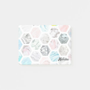 Post-it® Pastel Pink Tile Personnaliser le nom