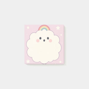 Post-it® Pastel Rainbow Stick Notes avec nuages Publier