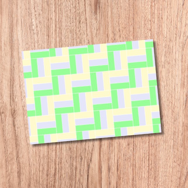 Post-it® Pastel Rectangles Lignes en pointillé blanc Motif (Créateur téléchargé)