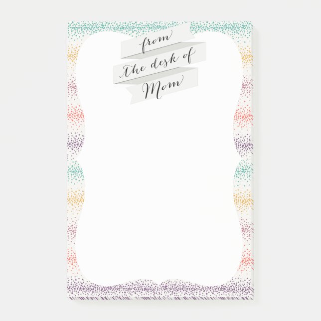 Post-it® Pastel Spray Sprinkle stripes Lignes modernes scin (Devant)
