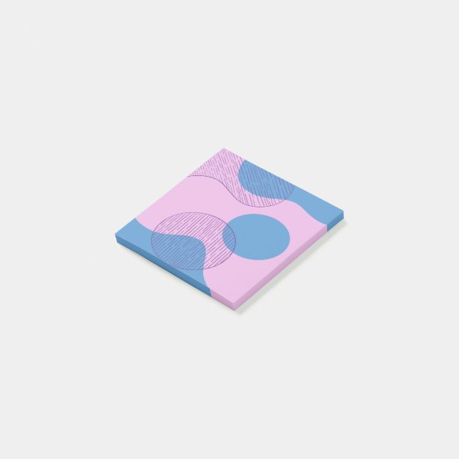 Post-it® Pastel synthwave vaporwave retro post il note (Incliné)