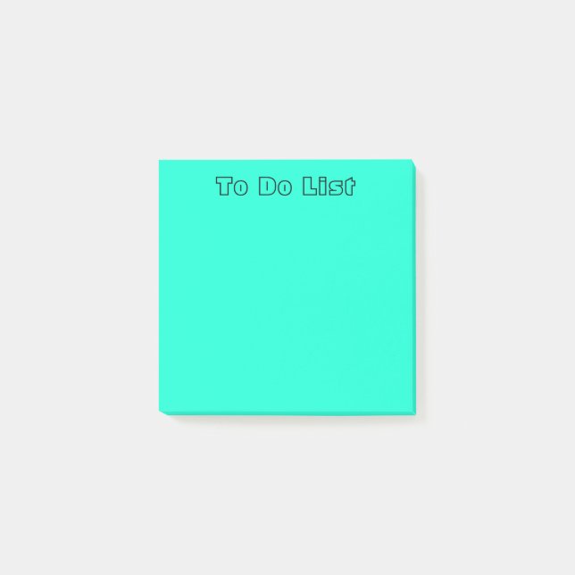 Post-it® Pastel Turquoise (Devant)
