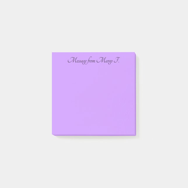 Post-it® Pastel Violet (Devant)