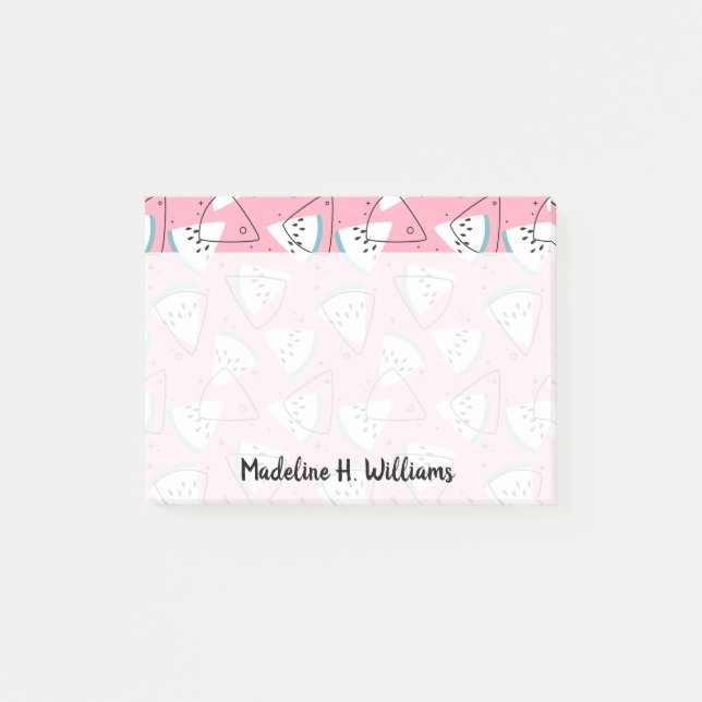 Post-it® Pastèques colorées d'aquarelle (Devant)