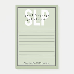 Post-it® Pathologiste orthophoniste sur mesure SLP