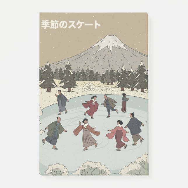 Post-it® Patinage sur glace saisonnier (Devant)