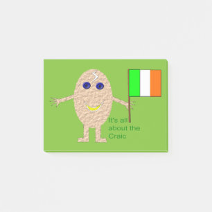 Post-it® Patriotic Irish Egg Post il note Pad