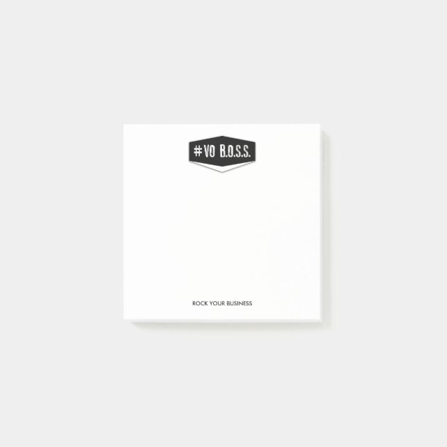 Post-it® PATRON de Vo 3 x 3 notes (Devant)