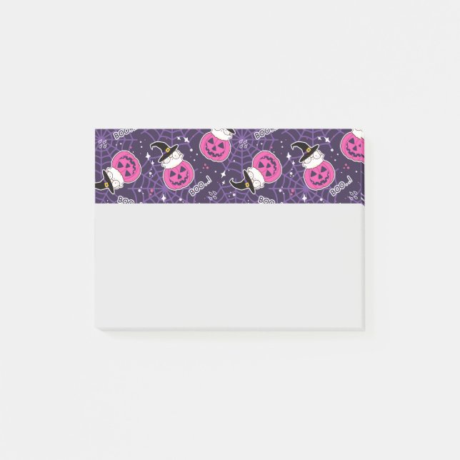 Post-it® Patters de Cute Cats et Pumkins (Devant)