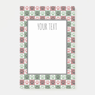 Post-it® Patters de Red and Green