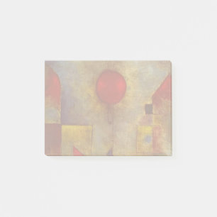 Post-it® Paul Klee Red Balloon Abstrait Coloré Art 