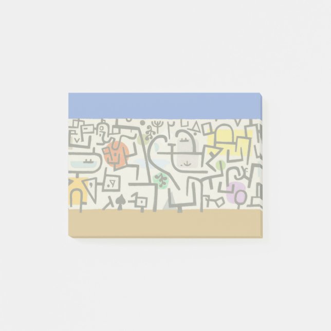 Post-it® Paul Klee Rich Harbour Expressionnisme Abstrait (Devant)