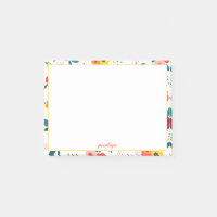 Pavot Floral Motif Corail Nom du script