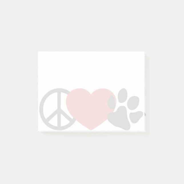 Post-it® Paw Aimé-La Paix (Devant)