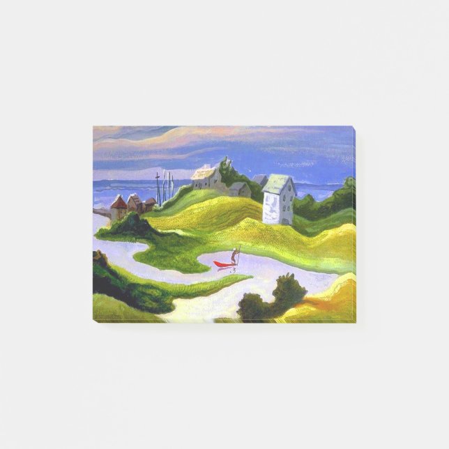Post-it® Paysage de Thomas Hart Benton Chilmark (Devant)