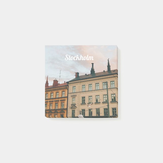 Post-it® Paysage urbain de Stockholm Södermalm (Devant)