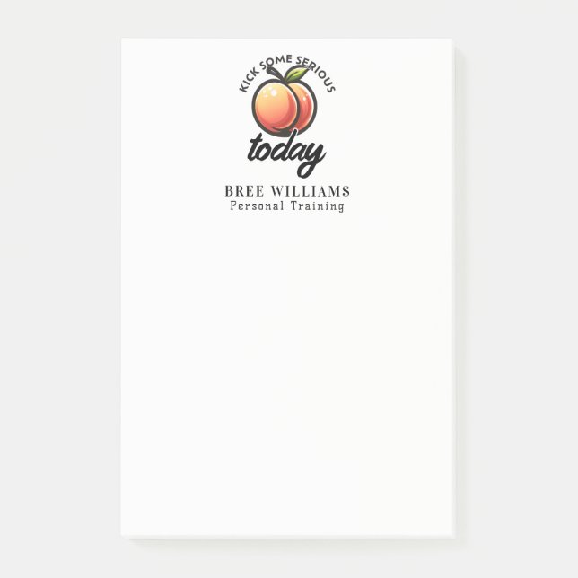 Post-it® Peach Booty Ticker un peu sérieux Mais aujourd'hui (Devant)