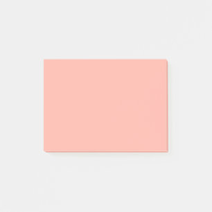 Post-it® Peachy rose couleur solide