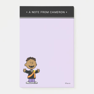 Post-it® Peanuts Franklin Halloween Vampire