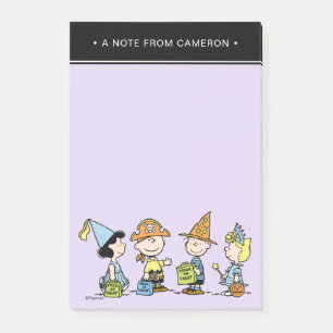 Post-it® Peanuts Halloween Trick or Treaters